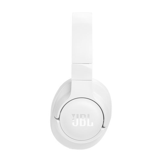 JBL Tune 770NC - White - Adaptive Noise Cancelling Wireless Over-Ear Headphones - Left